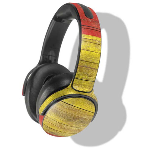 Spain Flag Dark Wood Skullcandy Venue Skin